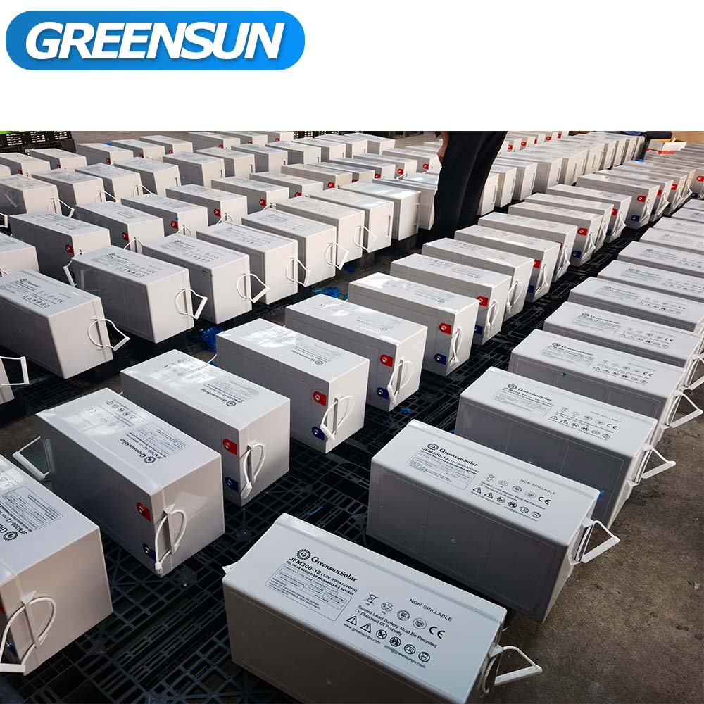 Greensun battery 12v 7ah 20ah 50ah 80ah 100ah AGM 200ah 250ah 300ah Gel lead acid With 48v System