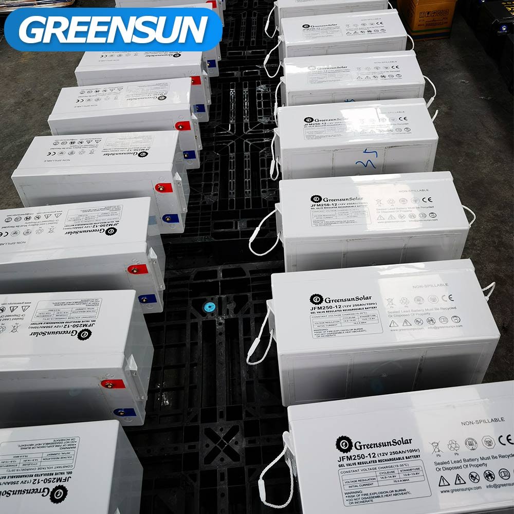 Greensun battery 12v 7ah 20ah 50ah 80ah 100ah AGM 200ah 250ah 300ah Gel lead acid With 48v System
