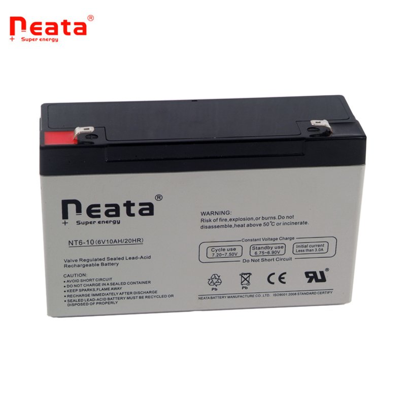 Neata lead acid battery rechargeable 6V10ah vrla battery for solar energy system