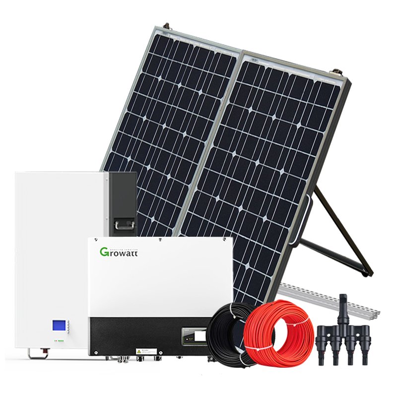 Hot Selling 20kw/50kw Portable Home Solar Generator System Polycrystalline Silicon Panel Lifepo4 Battery 15kw Load 220v Volta