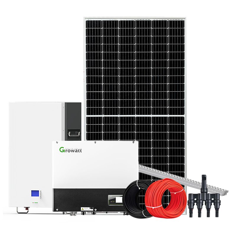 Hot Selling 20kw/50kw Portable Home Solar Generator System Polycrystalline Silicon Panel Lifepo4 Battery 15kw Load 220v Volta