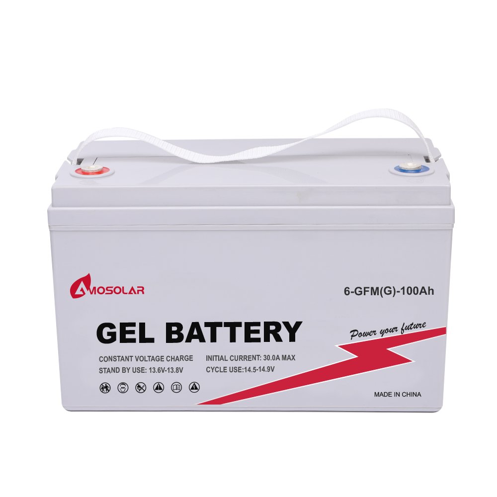 Amosolar Energy Storage Gel Battery 12V 200Ah 100Ah,Deep Cycle Lead Acid Battery 400Ah 300Ah AGM Solar Battery