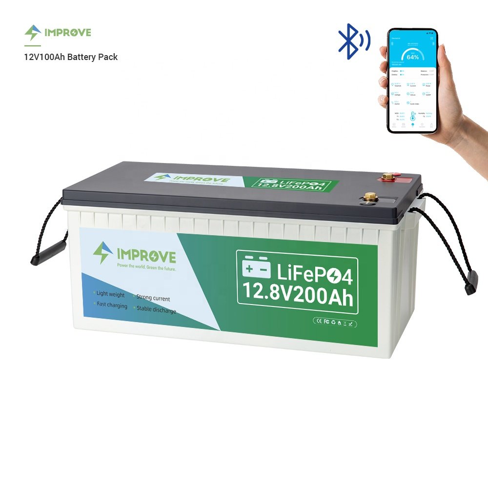 US and Europe Most Popular Best Seller Solar RV caravan Marine golf cart 12V 12.8V 100ah 200ah 300ah Lifepo4 Lithium Ion Battery
