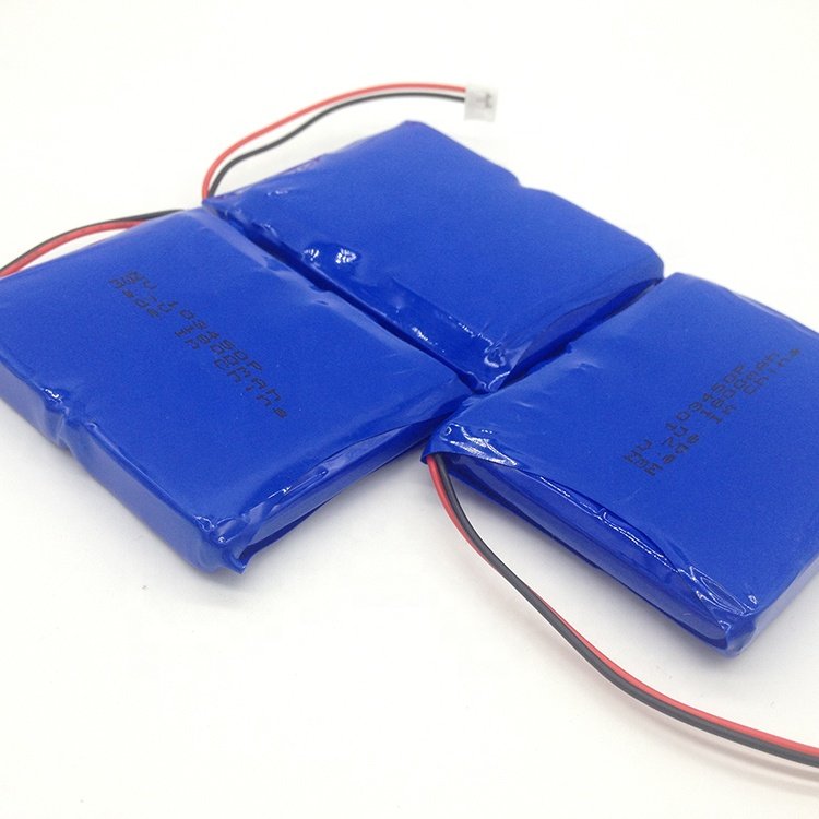 New 3.7V 7.4V 12V 103450 Rechargeable Lithium Thin Battery 1800mAh 3000mAh 2000mAh Lipo Lithium 7.4v Ultra Thin Lipo Battery