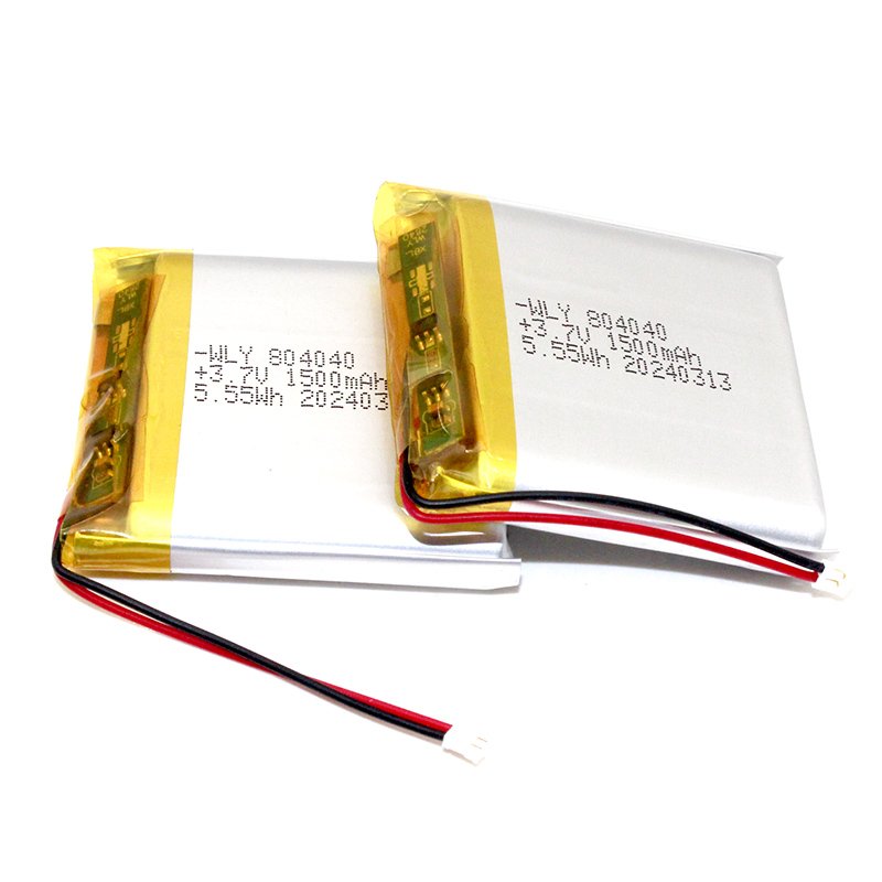 804040 3.7V 1500mAh rechargeable lithium-ion polymer battery, suitable for electronic products