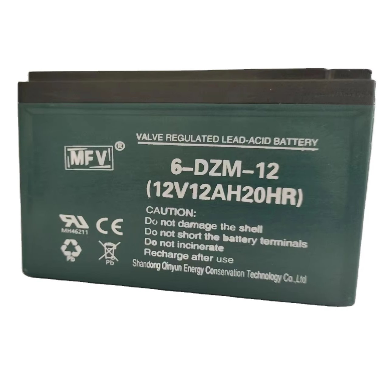 MFV lead-acid battery Deep cycle 6-DZM-12AH Rechargeable electric bicycle battery 12v12ah