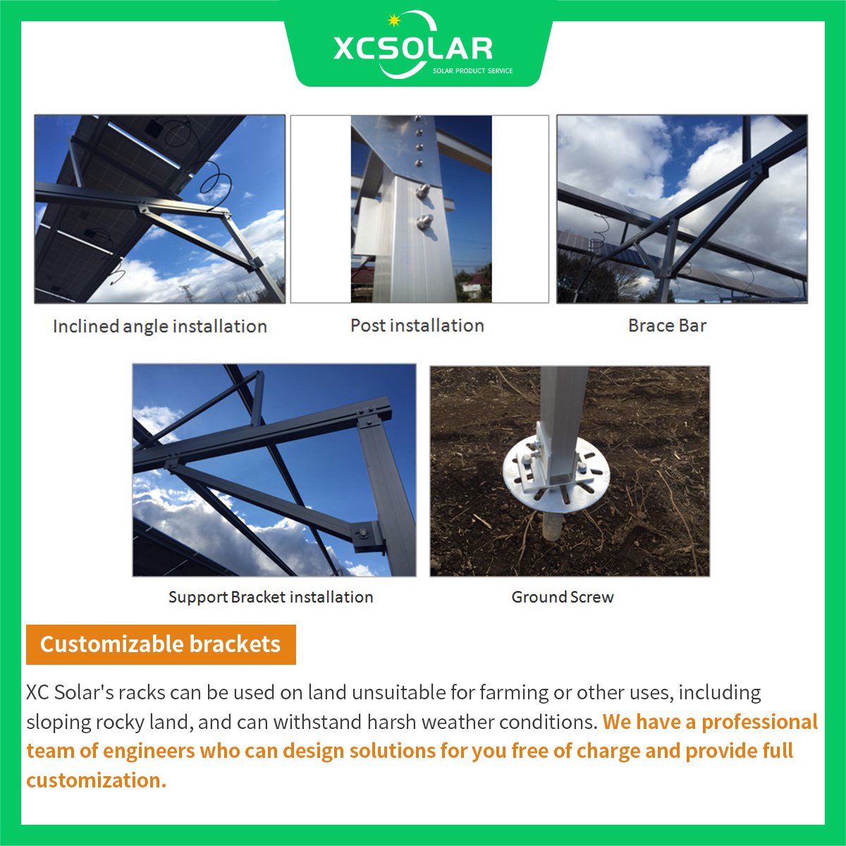 1MW Solar Power Plant 100KW 200KW 500KW On Grid Solar Energy System For Industrial Cold Storage Container