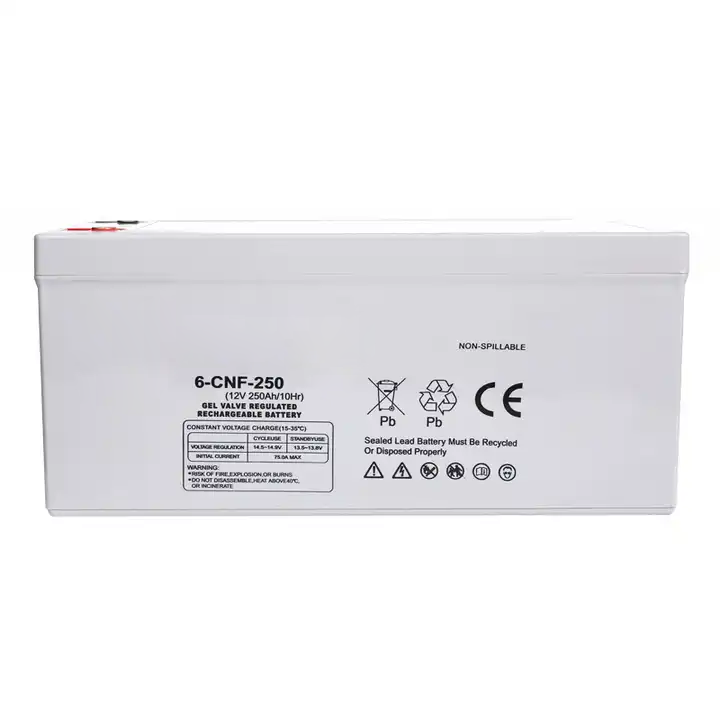 250Ah Lead Acid Battery Gel Solar Gel Battery 12V 250Ah Battery for Solar Power System