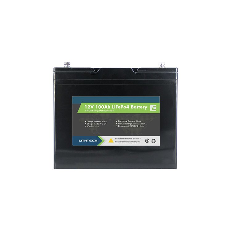 LTC Bms Nominal Capacity Lifepo4 12V 100Ah Usv-Batterie Macht Sicher Batterie with Bluetooth