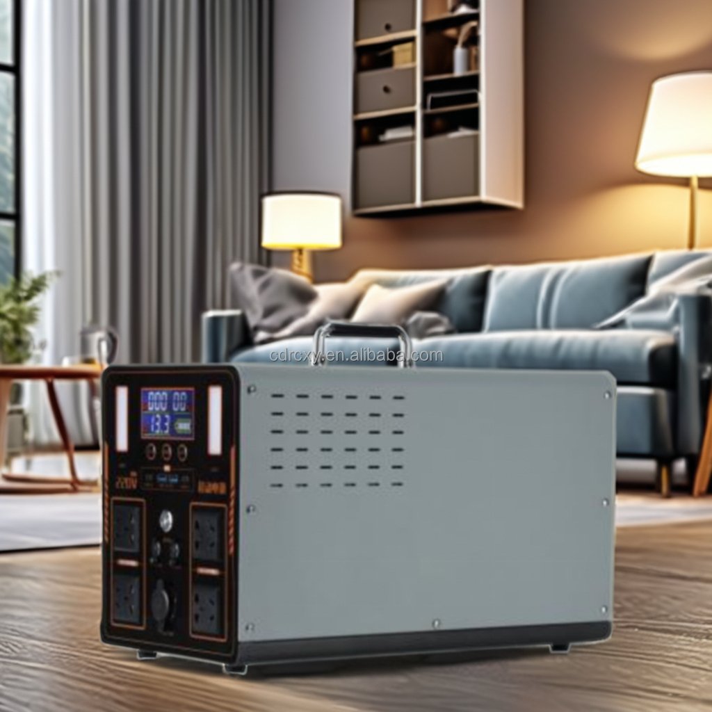 C2000 Home & Outdoor Portable Solar Generator Lifepo4 Battery Power Station Backup Home Solar Power Station