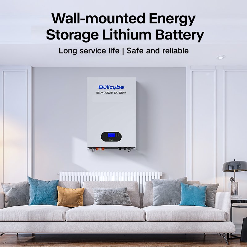 Bullcube 2.5kwh 5kwh 10kwh 15kwh lithium battery 48v 300ah wall mounted lithuim battery 48v 300ah 15kwh 100ah