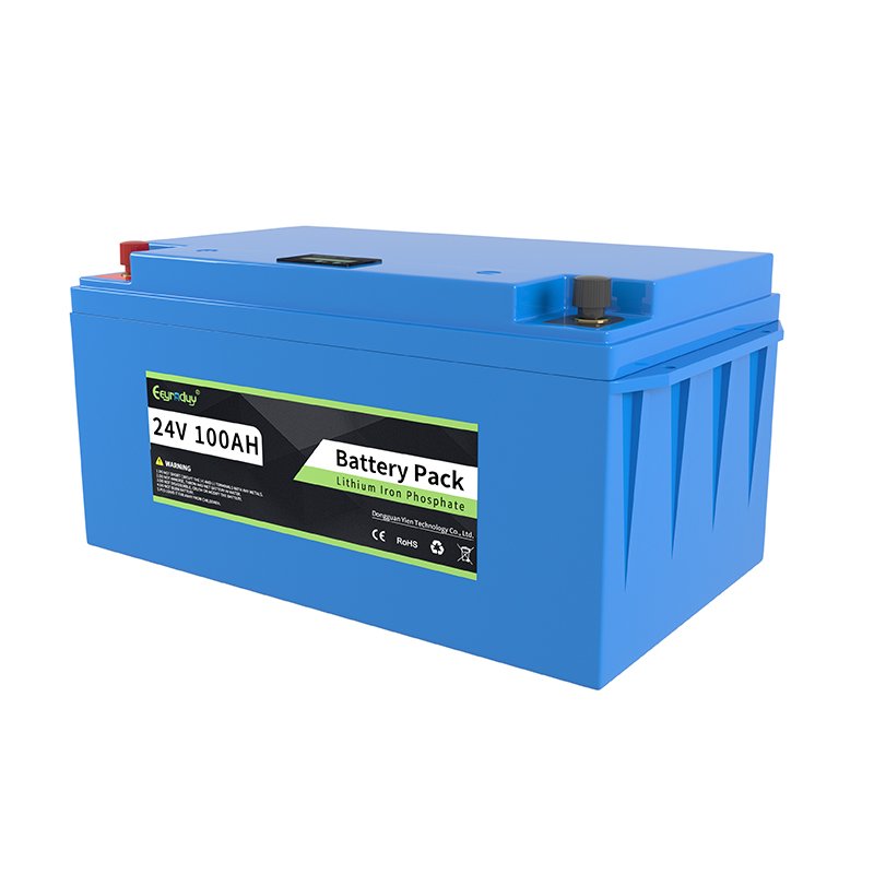 24V lifepo4 battery pack 100ah lithium ion batteries 24 volt lipo4 deep cycle solar storage batteries 25.6V 12.8V 51.2V
