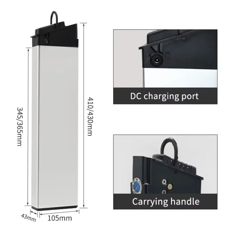 DCH-006 48V Folding EBike Battery 48Volt 14Ah 12.8Ah 10.4Ah Ebike Batteries For electric bicycle