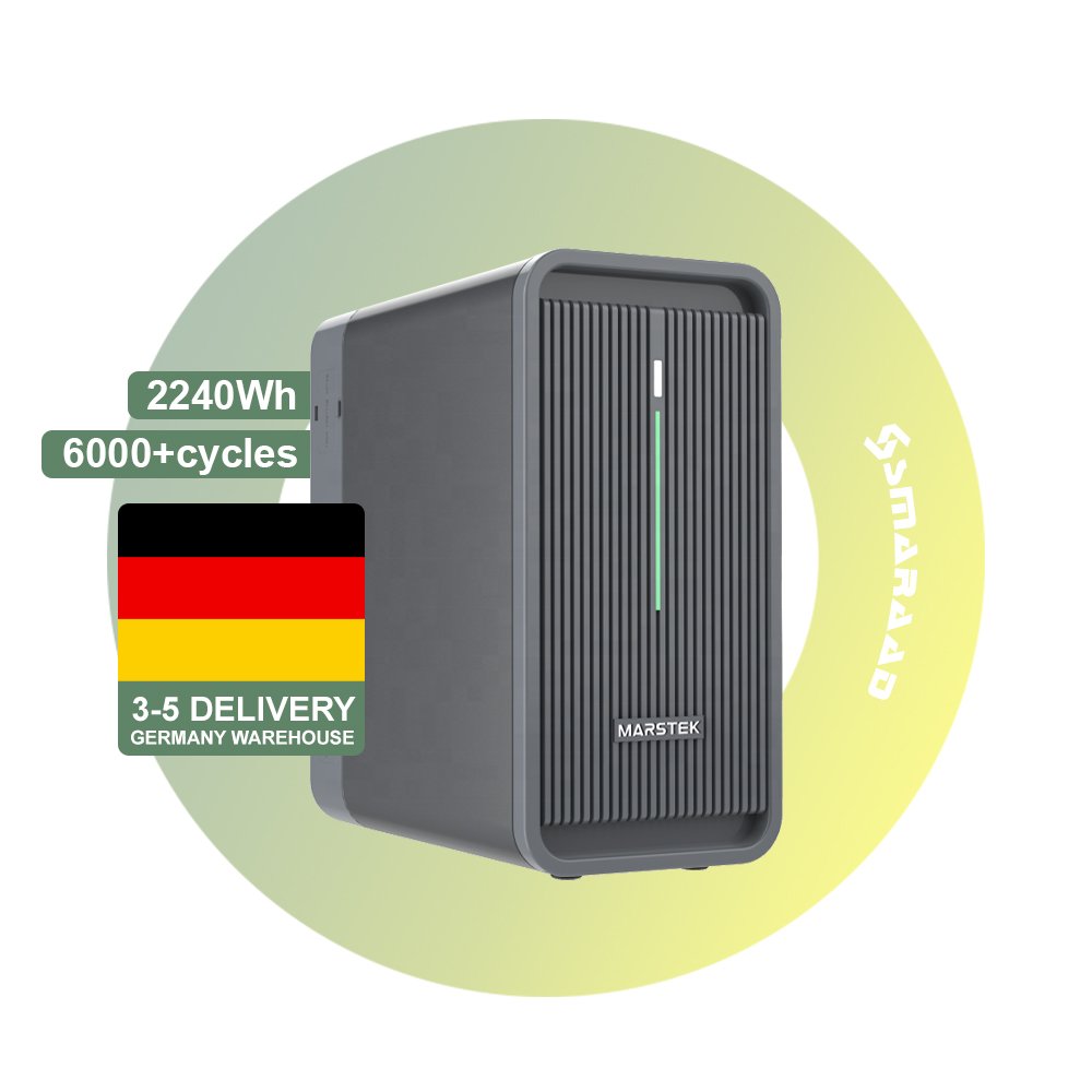 German Stock Balcony Solar 2.2KW Battery Hybrid Solar Power System Marstek Balcony Storage Solar Storage Battery
