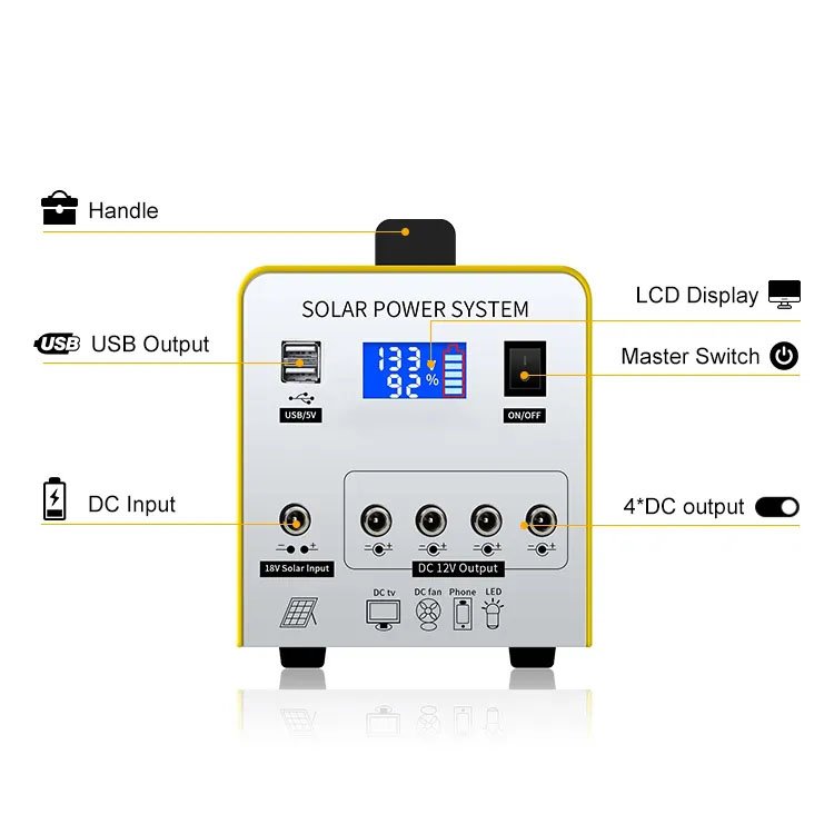 Hot Sale Solar Charging Household Solar Panel System Solar System 30w Roof Mounting Solar Energy Systems