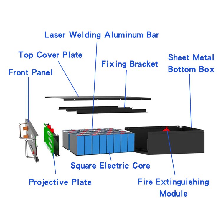 lithium ion battery 5Kwh 12V 100Ah New Energy Solar Energy Storage System Home Solar Battery