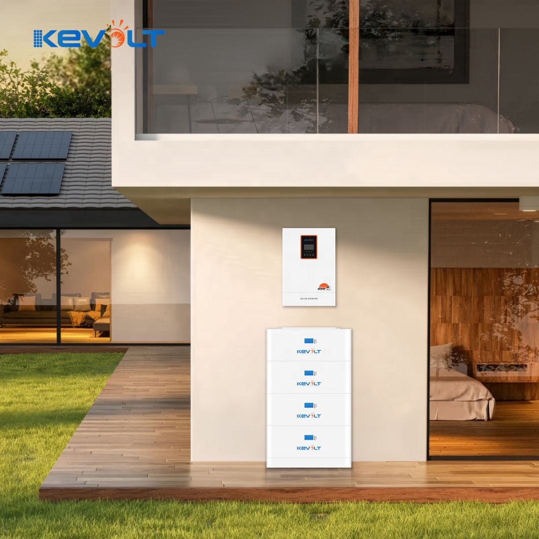 KEVOLT Stacked Lifepo4 Battery 48V 5kWh 10kWh 15kWh 20kWh 50kWh Lithium Solar Battery Home Energy Storage