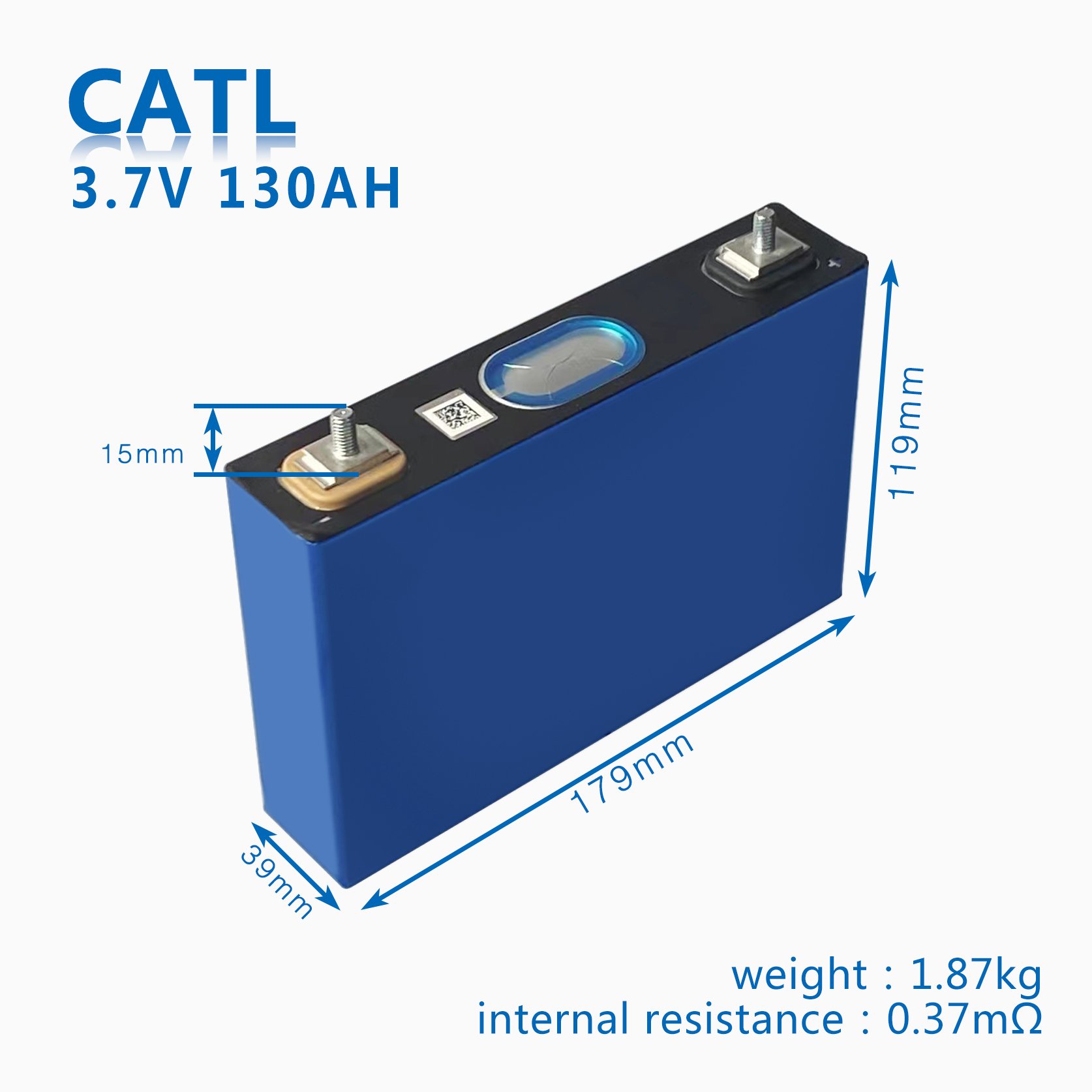lithium ion battery CATL 3.7V 130ah lithium battery NCM Brand New Best Factory Price 130AH Battery for Solar Storage System