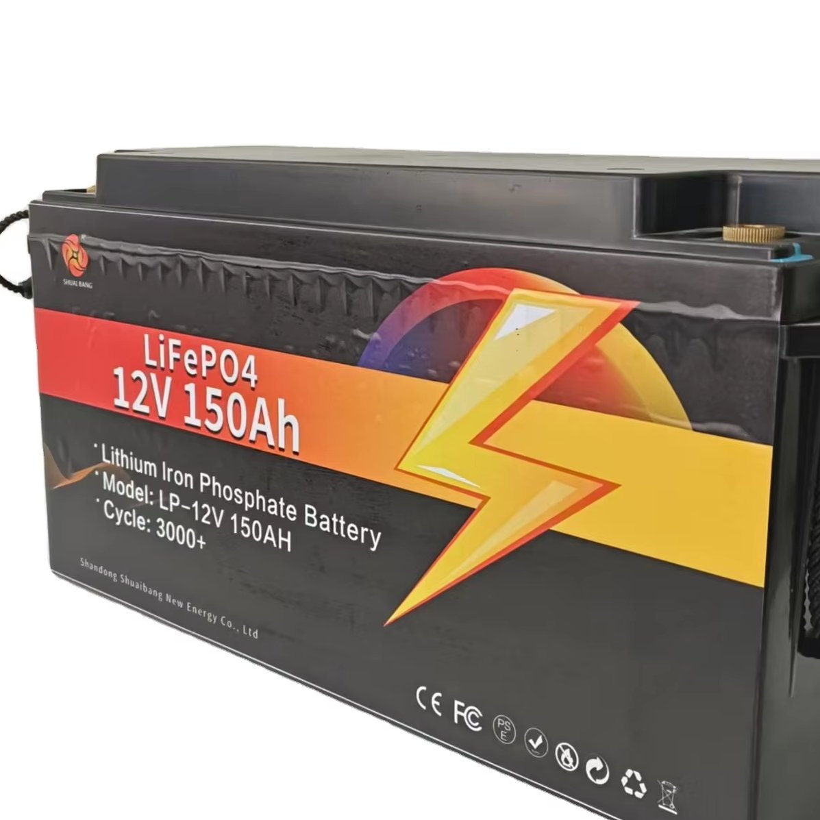 12 V 150 AH Lead-acid Battery Box Built-in Lithium-ion Lifepo4 Battery Suitable for 12V Lead-acid Devices and Other Equipment