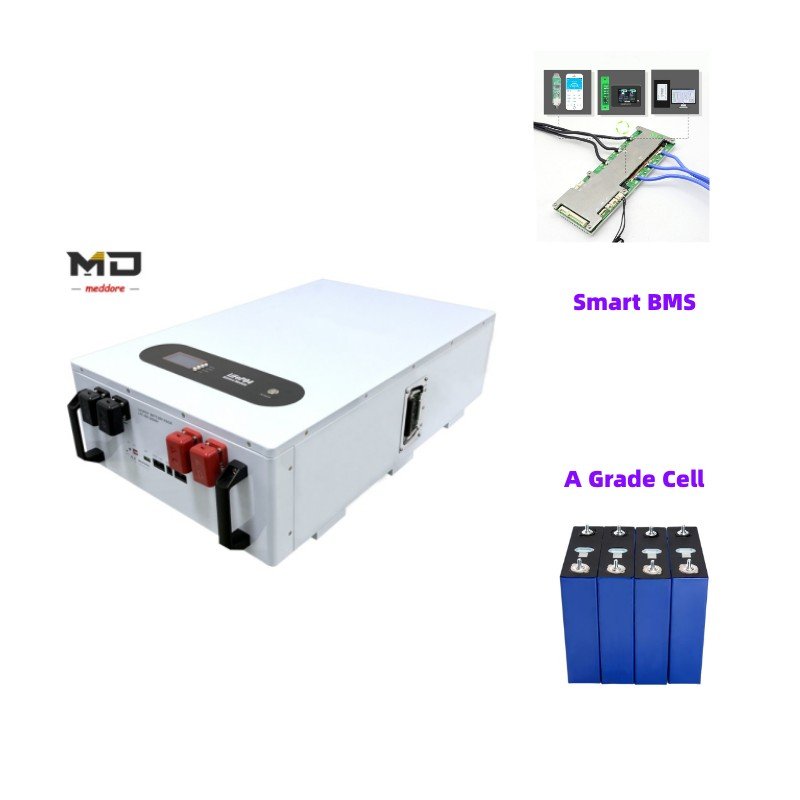 Li ion Battery Powerwall 24v 200Ah Wall Mounted LifePo4 Lithium Battery For Home Solar Storage