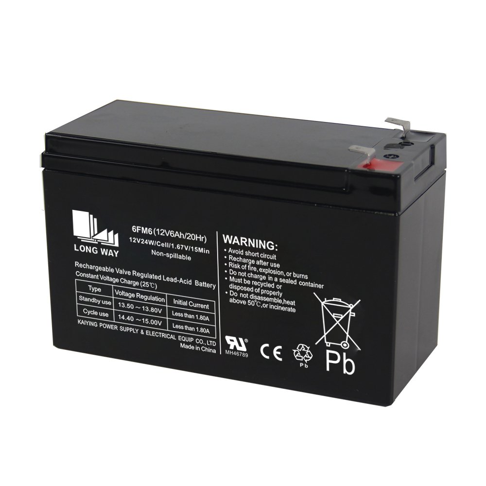 High Rate Energy density 12V6ah 6FM6 UPS electric power system used float charging backup Lead acid battery