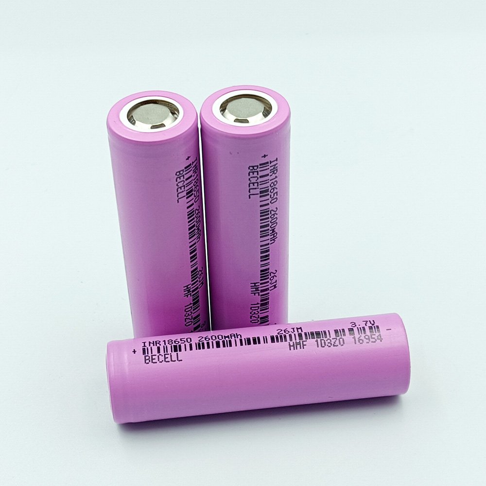3.6V 2600mah INR 18650-26JM rechargeable Lithium Ion Battery 18650 Cell For Scooter E-bike