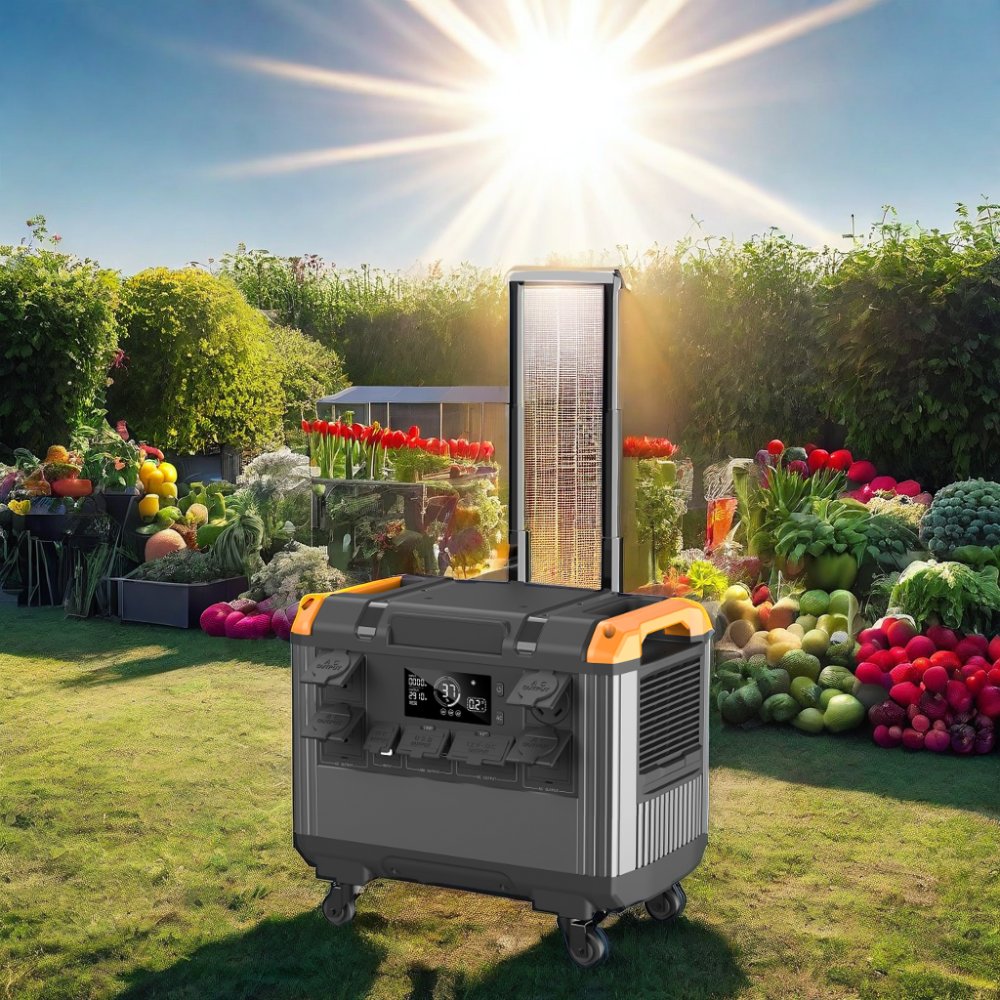 New Portable Solar Power Station 3000w 2000w 1000w 500w LiFePO4 MPPT Battery Solar Charge Power Storage System Multiple Socket