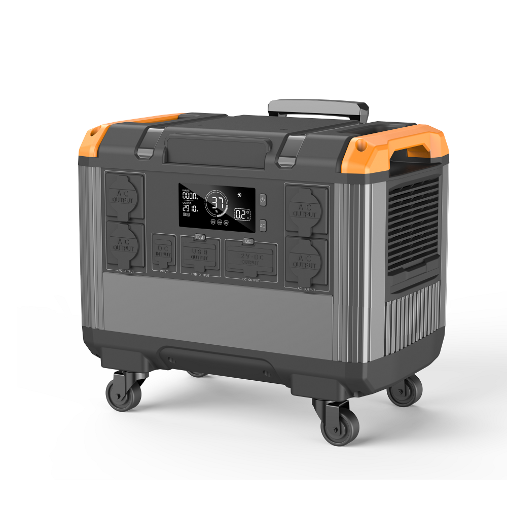 New Portable Solar Power Station 3000w 2000w 1000w 500w LiFePO4 MPPT Battery Solar Charge Power Storage System Multiple Socket