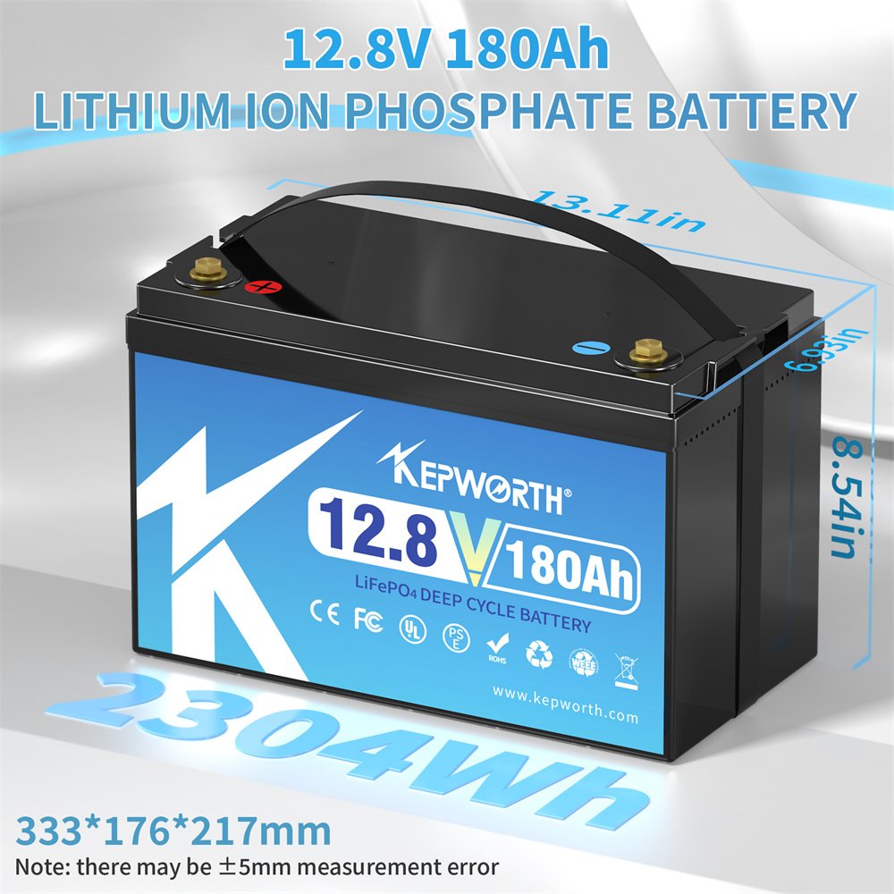 Kepworth 12v 100Ah 120Ah 180Ah 200ah 300ah Solar Lithium ion Phosphate Battery LiFePO4 Battery Pack Stock In Canada/UK
