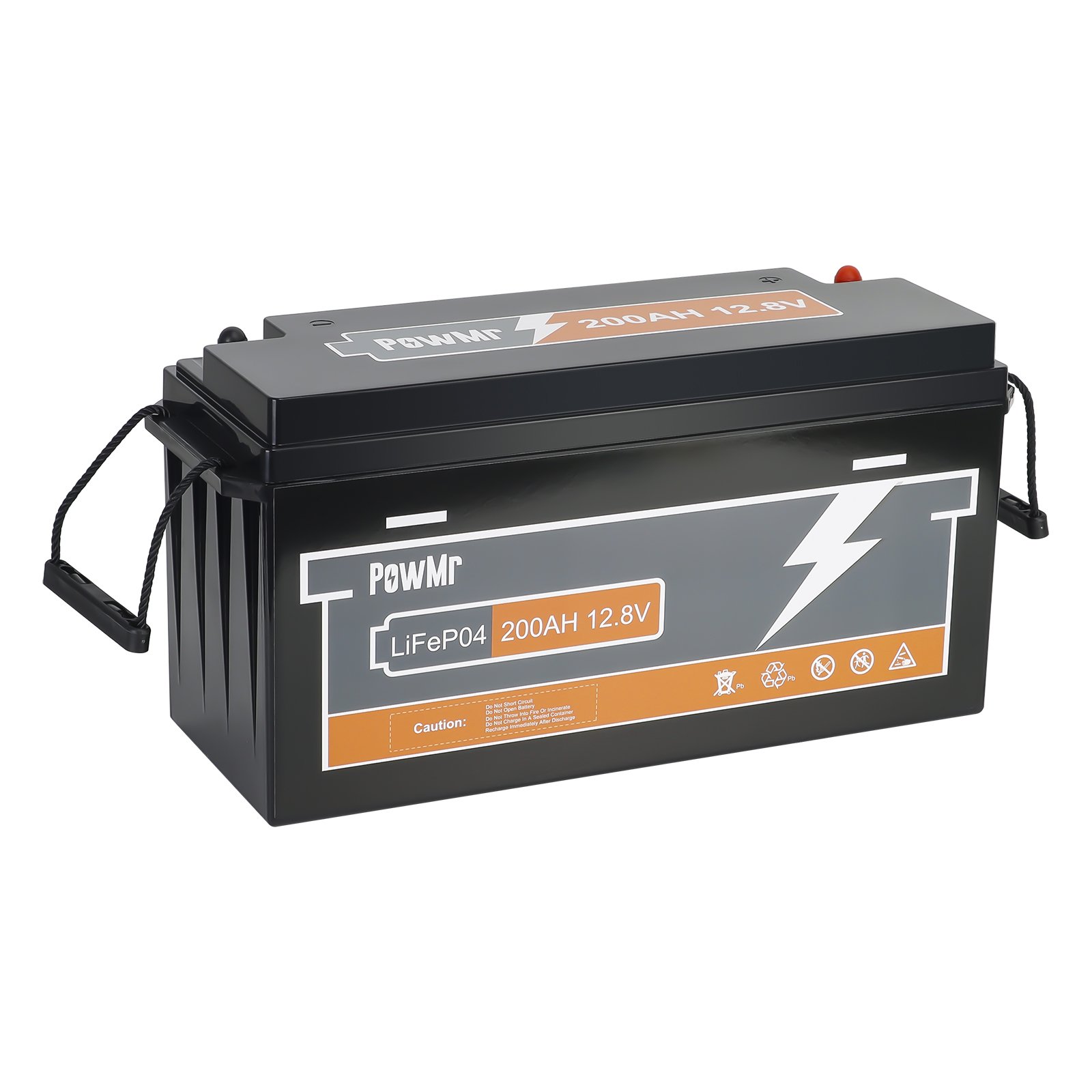 PowMr 100Ah 150Ah 200Ah 300Ah LiFePO4 Battery for Energy Storage IP65 12.8V Energy Storage Lithium ion Battery