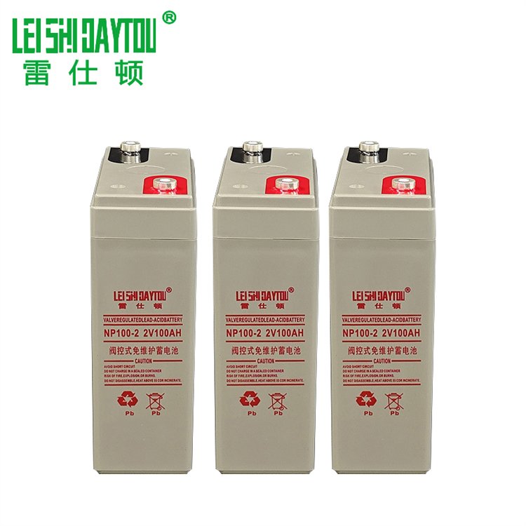 High Efficient Long Lifespan Solar Storage Batteries 2V 100Ah Lead Acid Battery For Solar System