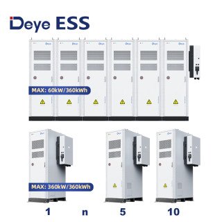Deye ESS Hybrid GE-F60-EU(HV) energy storage battery and inverter all in one system for Power Storage Battery for home Hot Sale