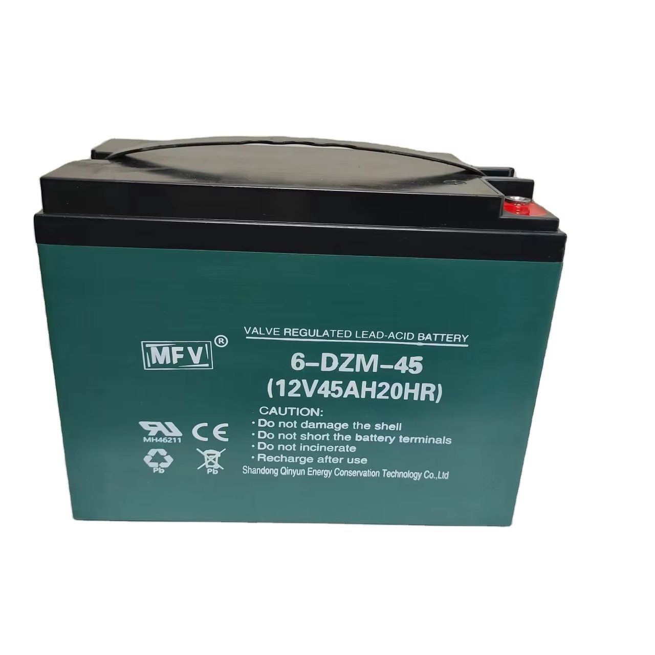 Deep Cycle 12V 45AH Lead-Acid Battery for UPS Scooter Car Bike and Energy Storage 120AH Capacity