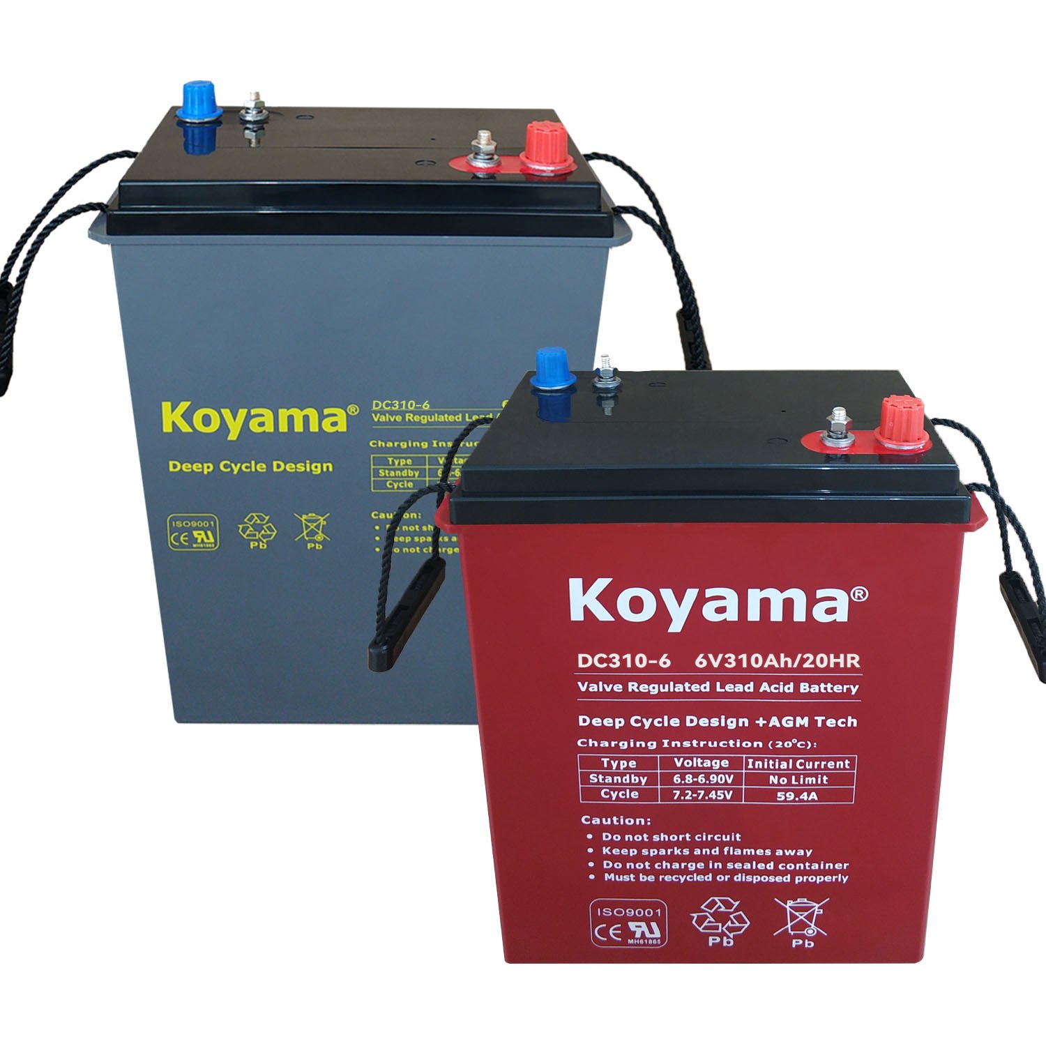Sealed Maintenance free lead acid battery Motive power J305 (6V 310Ah) VRLA Deep Cycle AGM Battery for floor machine wheelchair