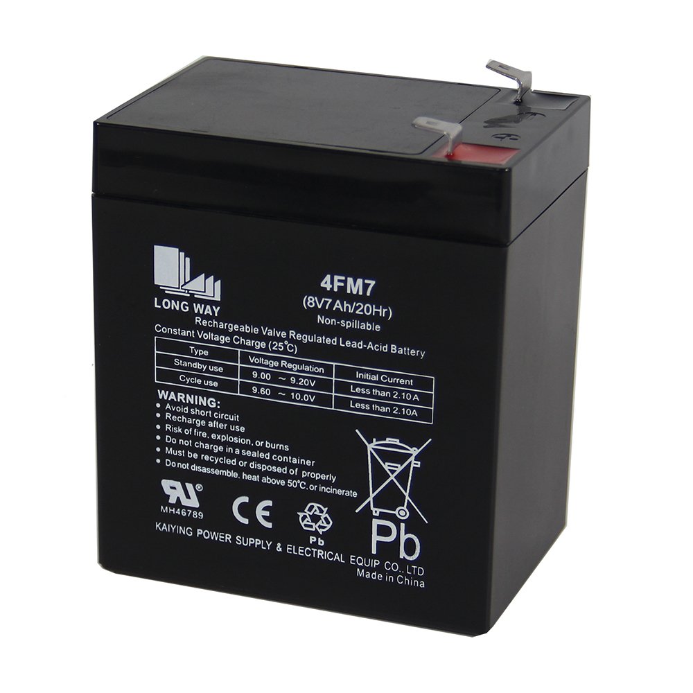 Long Service Life deep cycle series Battery 8V7ah 4FM7 Maintenance Free Lead acid batteries for Sound Speaker System