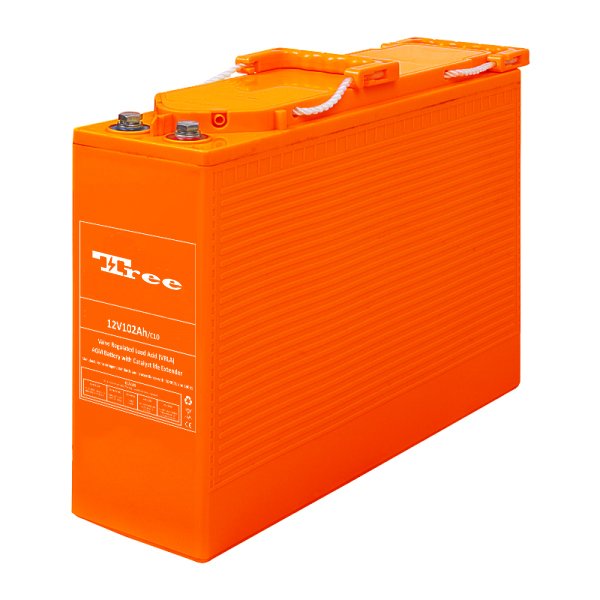 Front terminal slim 12v 100ah 105ah 110ah 120ah battery Lead acid gel battery telecom solar system agm battery 5kw 10kw 15kw