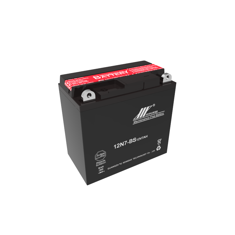 12V 7Ah lead acid battery OEM motorcycle dry-charged maintenance-free battery SUPOWER 12N7-BS YS12N7-BS
