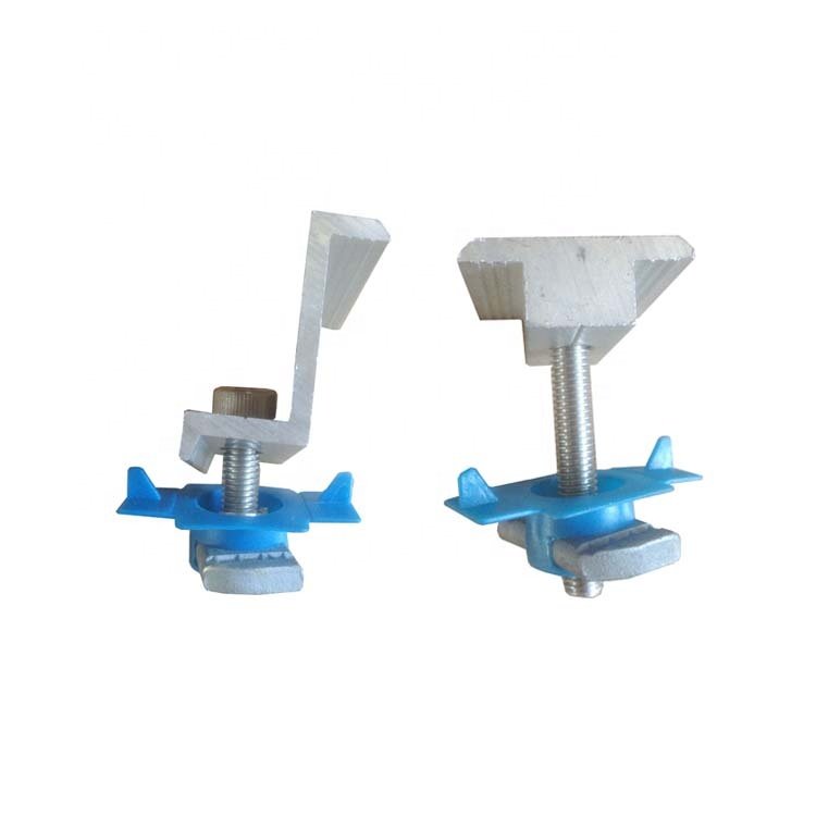 OEM China Factory Roof Clamp Aluminum Mounting Solar Panel Mounting System Mid Clamp