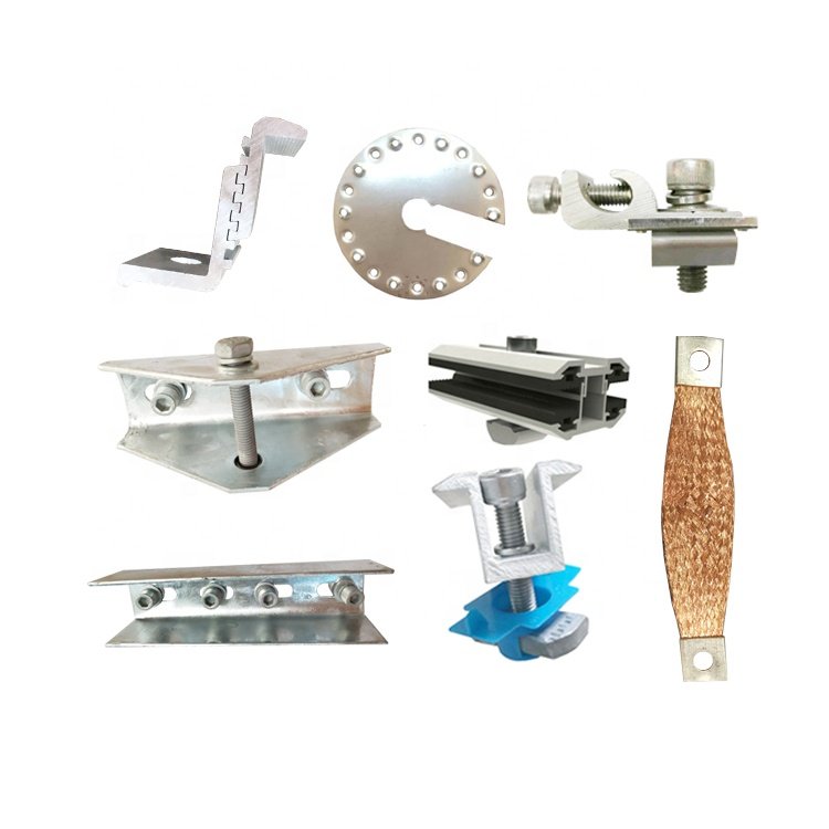 OEM China Factory Roof Clamp Aluminum Mounting Solar Panel Mounting System Mid Clamp