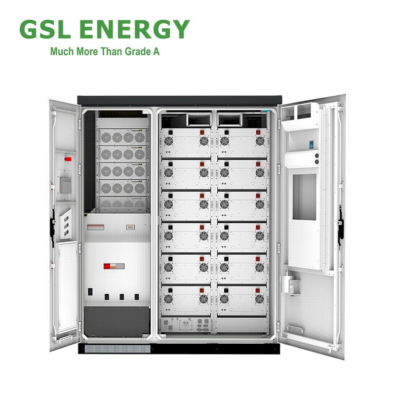 GSL ENERGY Bess Solar Lifepo4 Battery 215 Kwh Hybrid Grid Industrial Commercial Container Energy Storage System