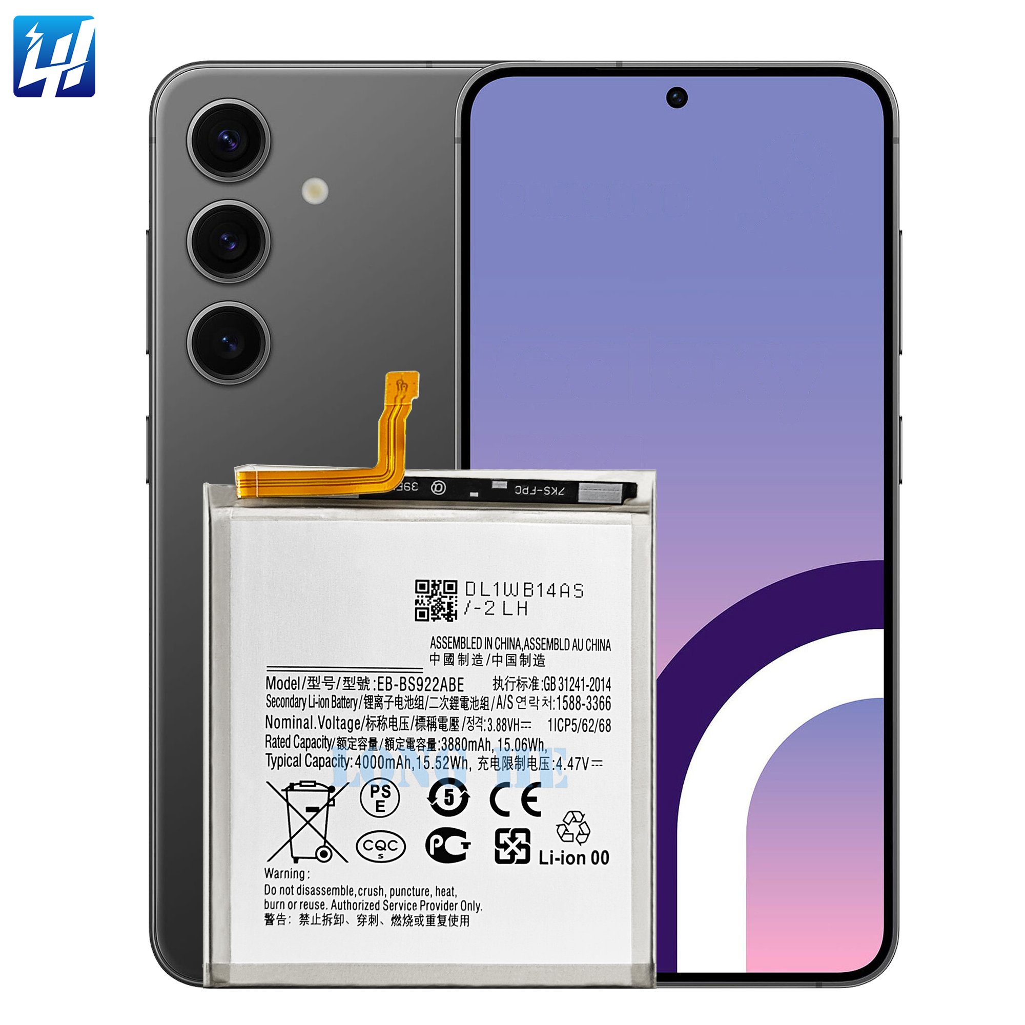 4.47V EB-BS922ABE Replacement Battery For Samsung Galaxy S24 SM-S921B High quality lithium-ion batteries