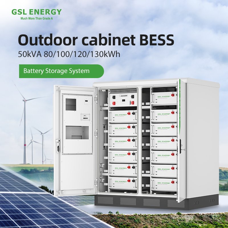 GSL ENERGY High Voltage Industrial Commercial Energy Storage Systems OEM Lithium Ion LIFEPo4 Batteries Hybrid On-Off HV Battery
