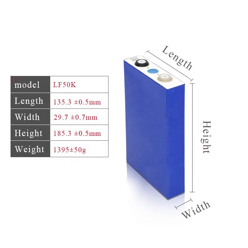 LF50K Lithium Ion Battery 3.2V 50Ah 7000 Cycle Life Lifepo4 Battery Grade A+ Brand New with QR Barcode