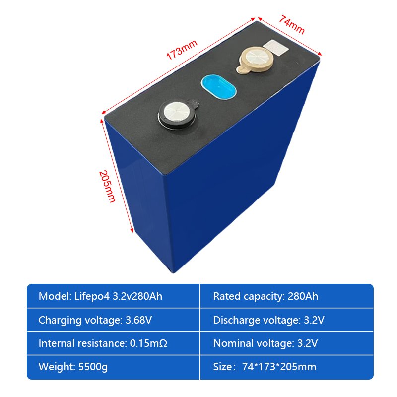 3.2v 50ah 100ah 105ah 120ah 200ah 230ah 280ah 320ah Car Packs Solar lead Lifepo4 Energy Storage battery Lithium Ion batteries
