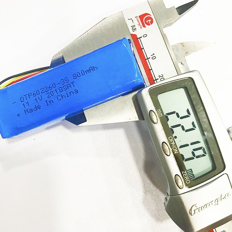 Li polymer battery akku 11.1v 800mah lipo battery dtp602260-3S lithium li ion battery packs manufacturer