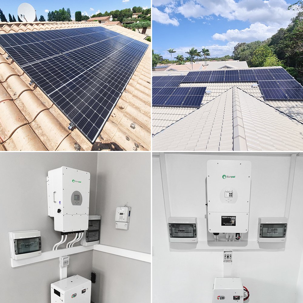 Solar Energy Power Storage Systems 5Kw 10Kw 30Kw Hybrid Solar Panels System Set For Home 20Kw Complete