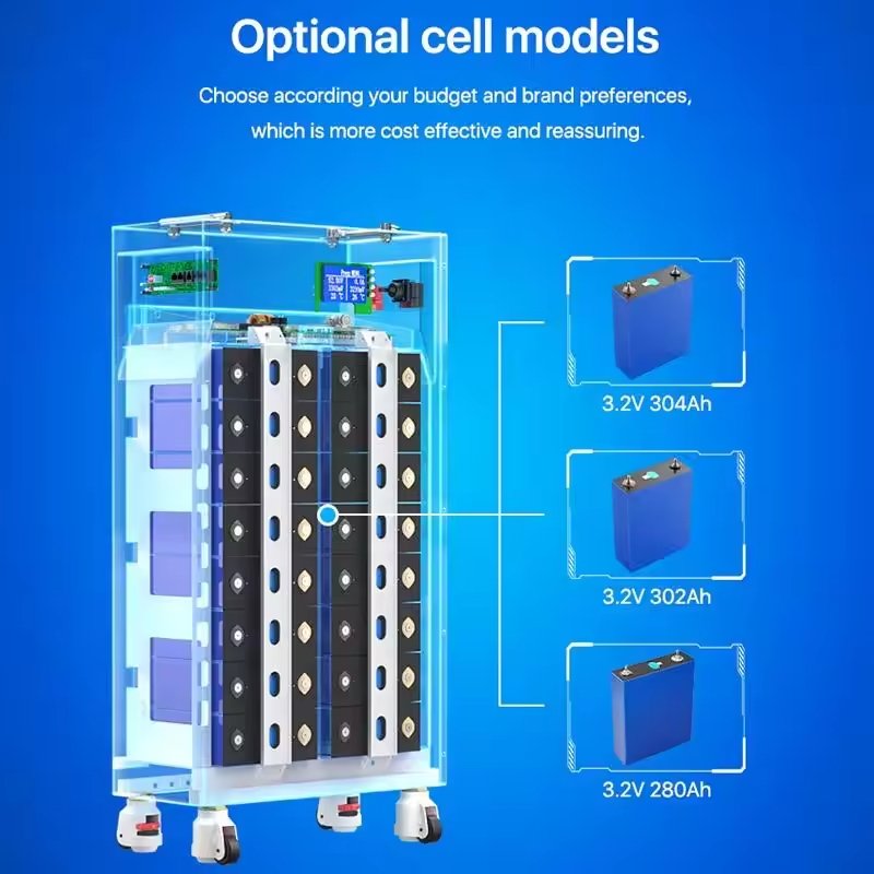 Best Selling Power Wall And Inverter Lifepo4 Lithium Ion Powerwall 48V 51.2V 100Ah 200Ah 10Kwh Mounted Energy Storage Battery
