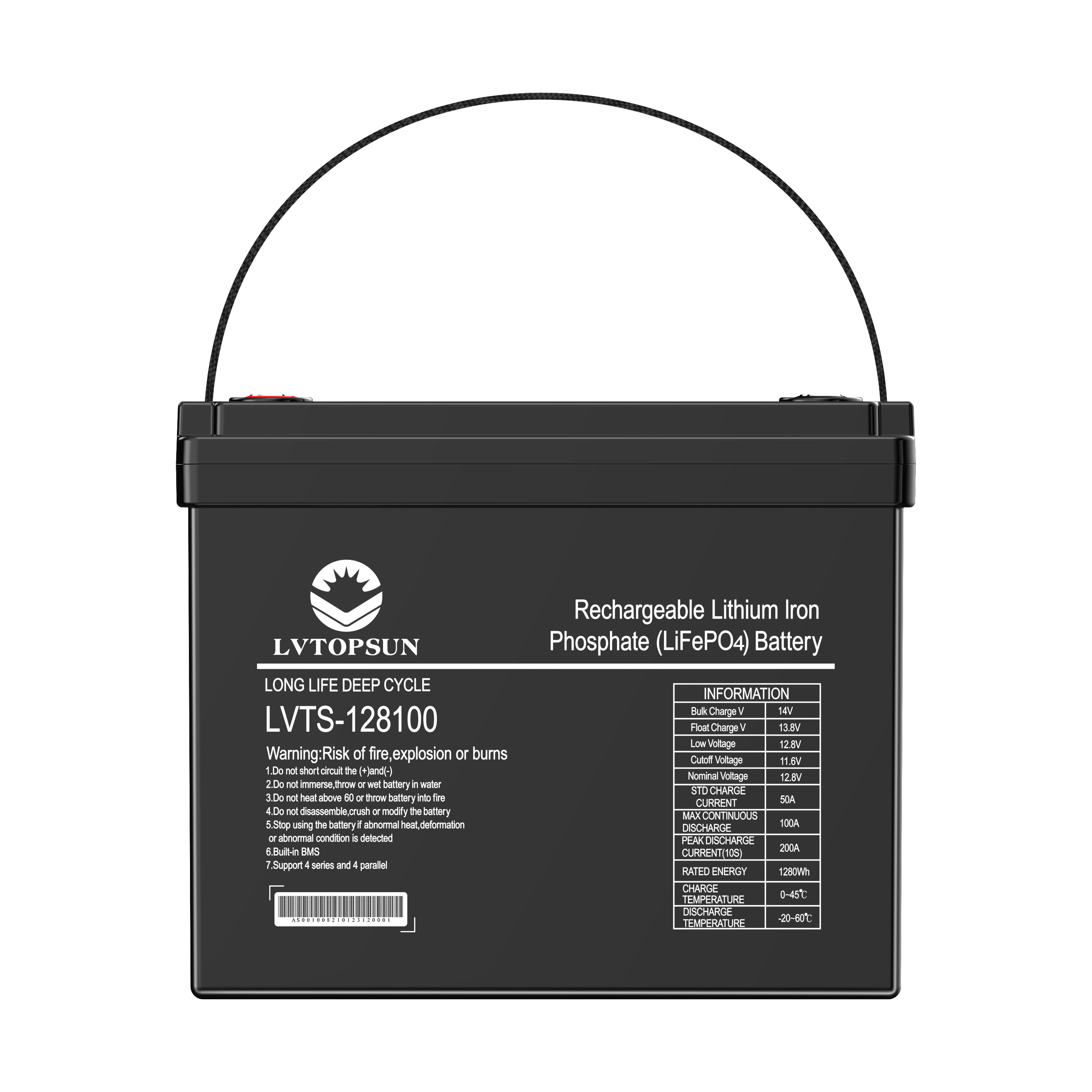 Customization 12v 100ah 200ah 300ah Lithium Battery replace Lead-acid Batteries Camping RV 12.8v 100ah LIFEPO4 battery