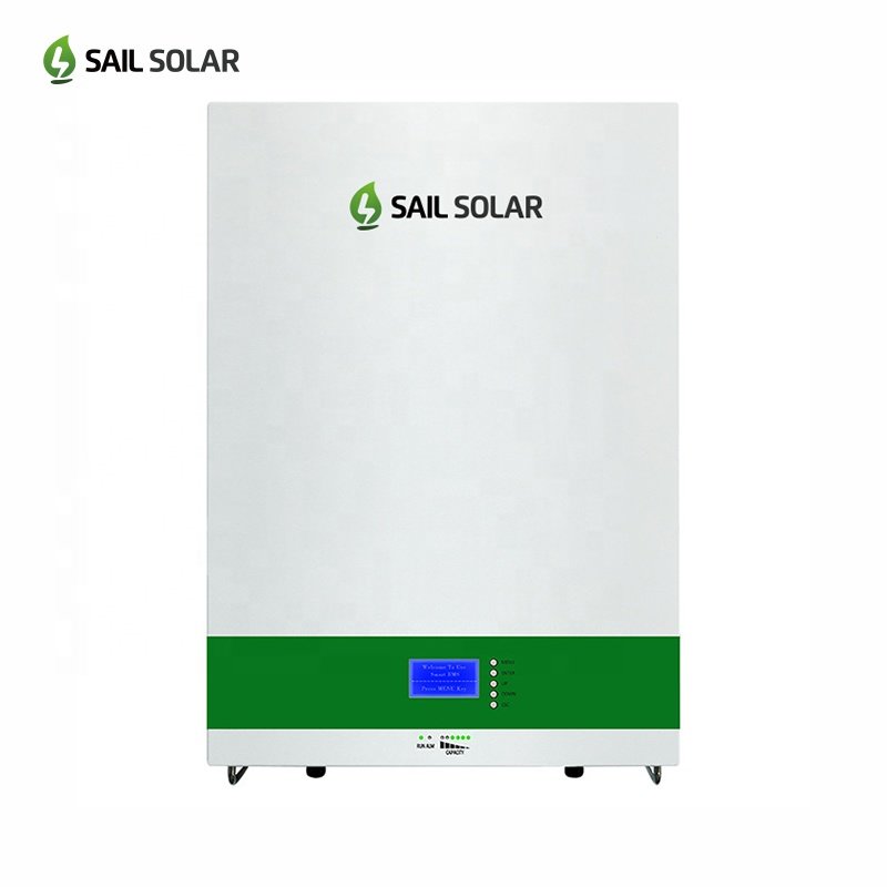 Lithium ion batteries 48v 100ah 200ah 10kw 5kwh lifepo4 solar energy storage power wall BMS Lifepo4 wall mounted Battery