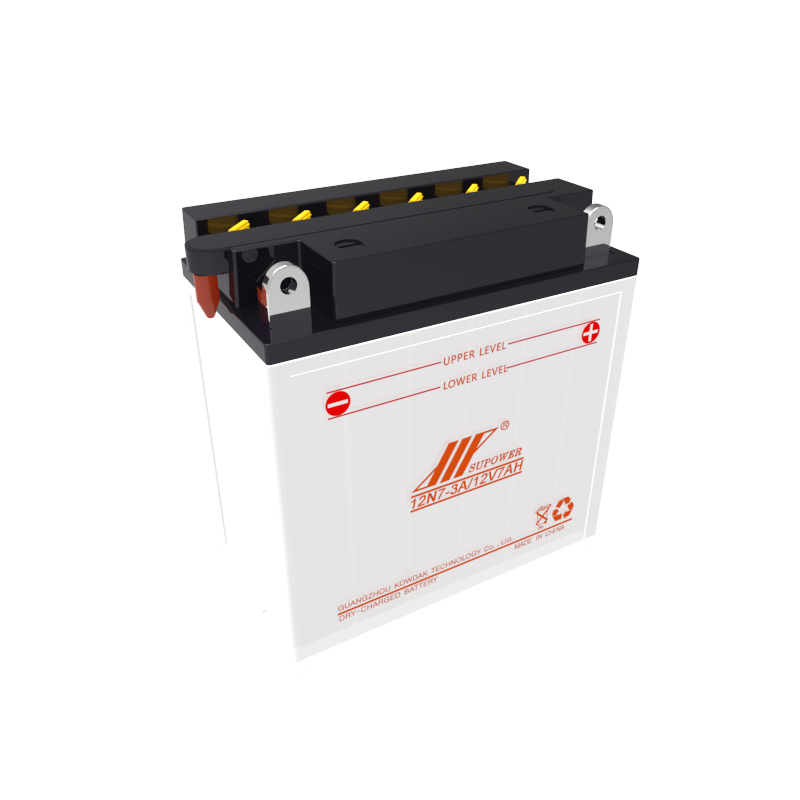 12V 7Ah lead acid battery OEM motorcycle dry-charged battery SUPOWER 12N7-3A 12N7-3B 12N7-4A